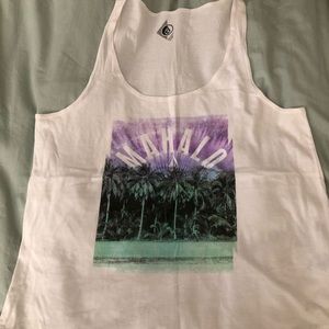 MAHALO like new volcom tank top purchased in HI!